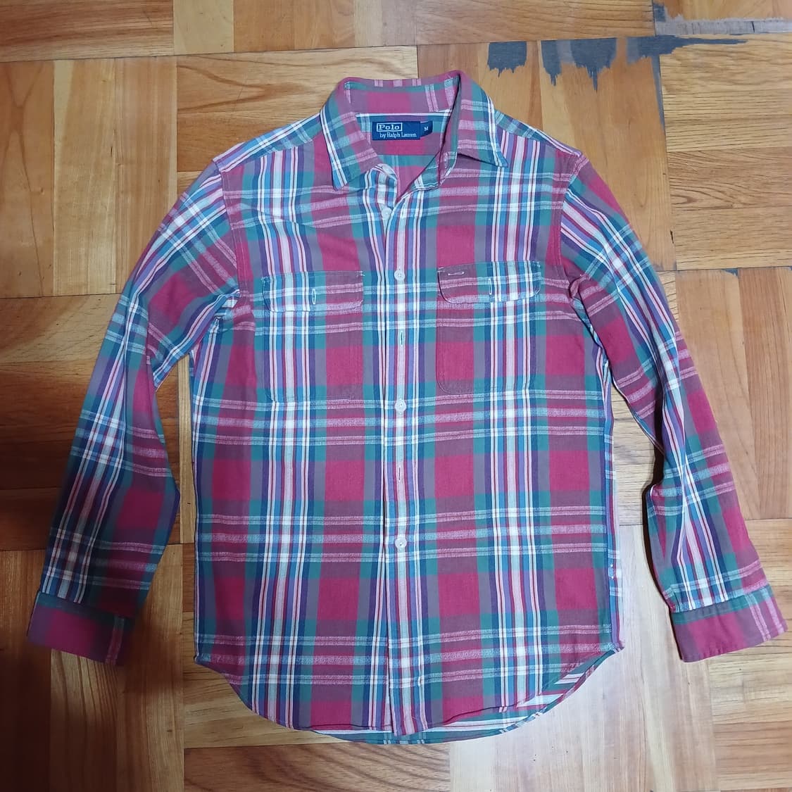 폴로 랄프로렌 타탄 체크 셔츠 상품이미지1