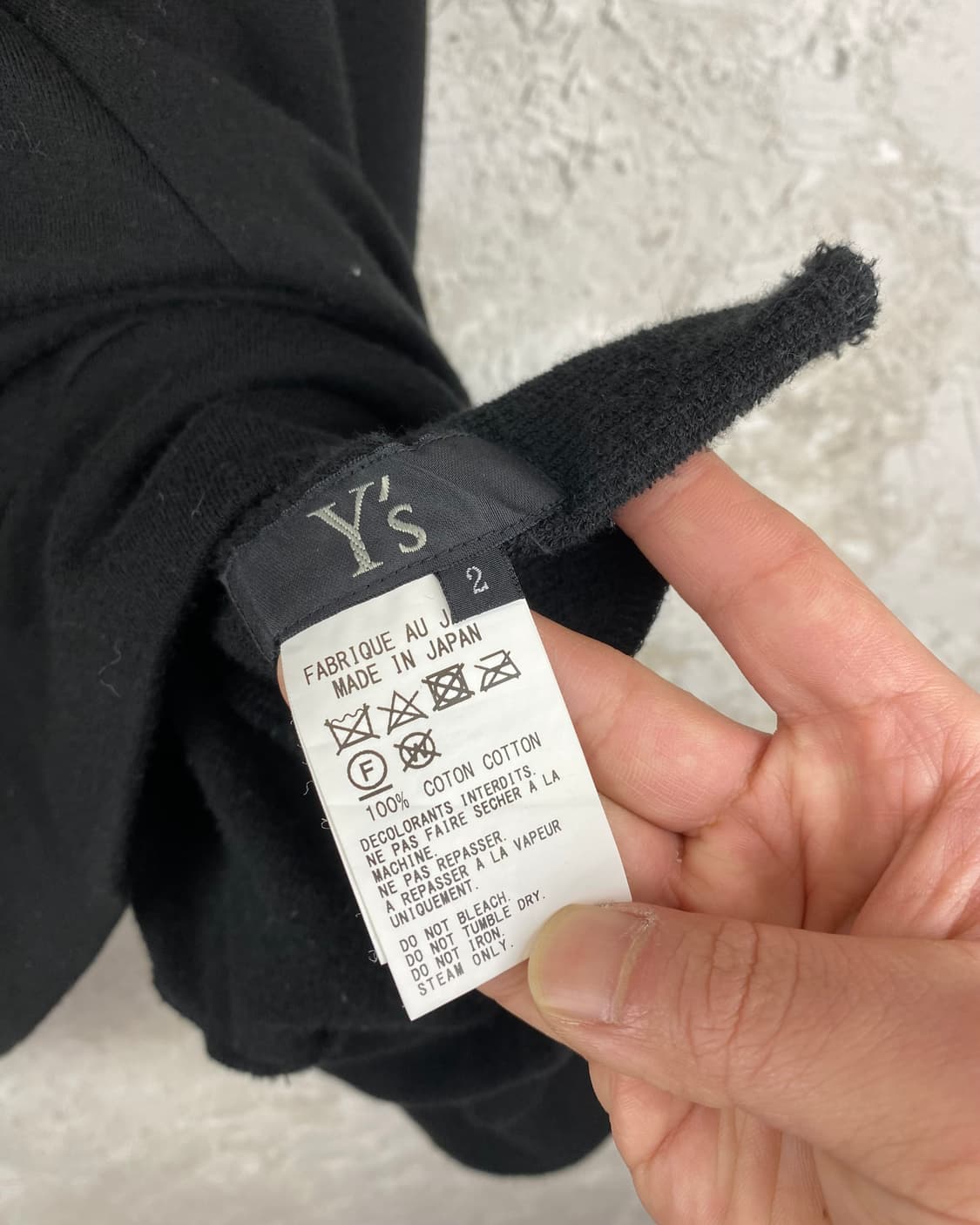 Y’s by 요지 야마모토 2020 S/S 기믹 슬리브리스 후드 상품이미지7