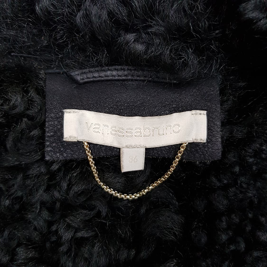 바네사브루노 100% 양가죽 시어링 무스탕 코트 36사이즈 상품이미지6