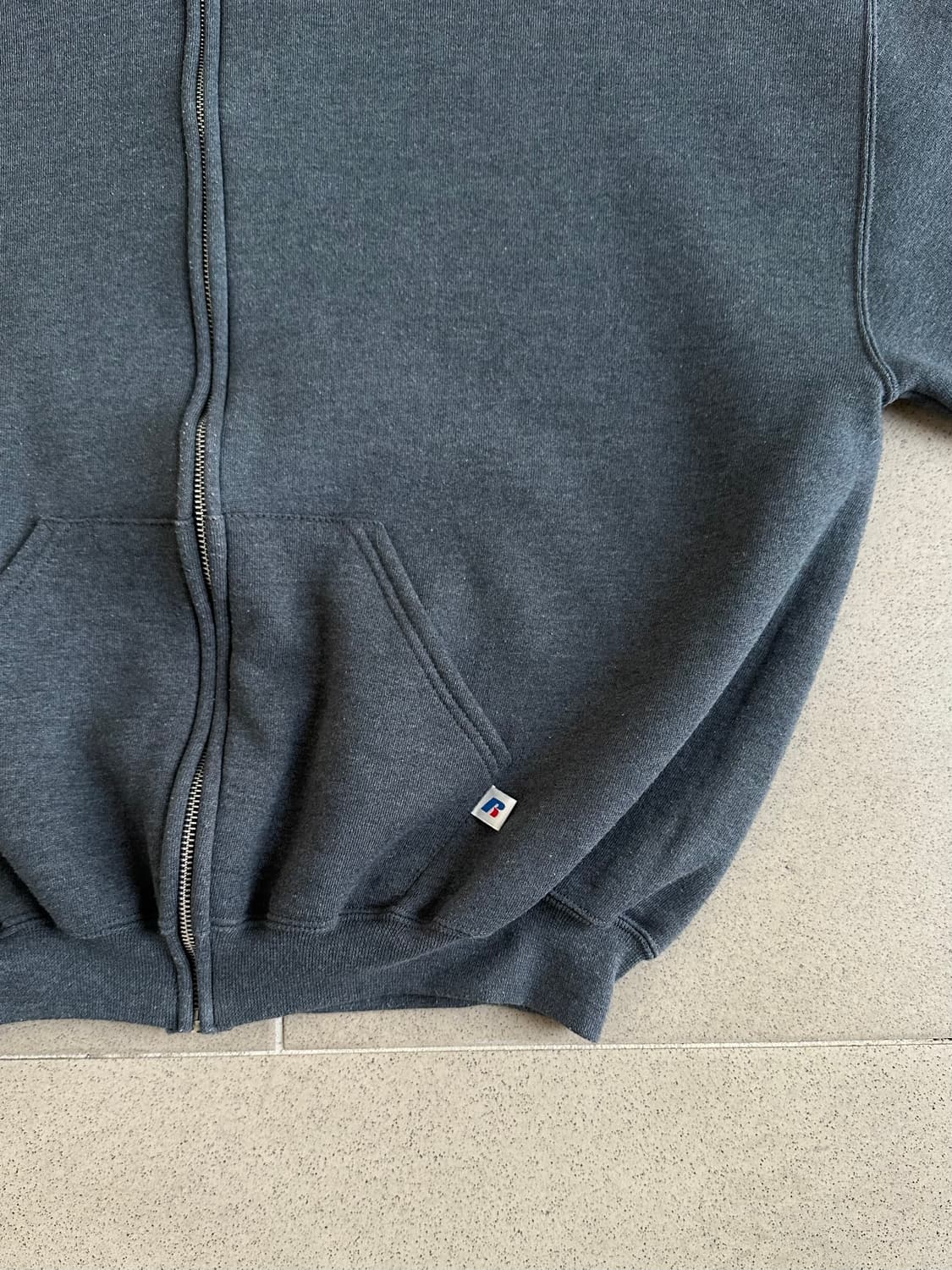 00s 빈티지 러셀 후드집업 다크그레이 XL 상품이미지3