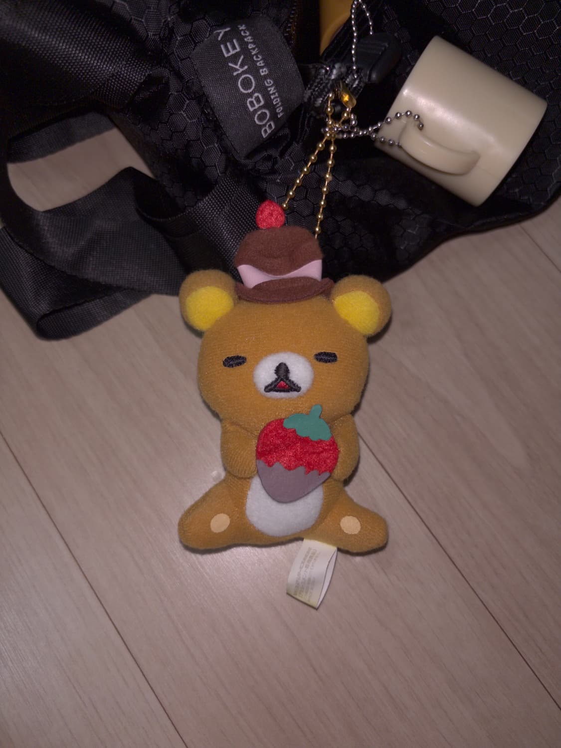 리락쿠마 딸기퐁듀 키링 상품이미지2