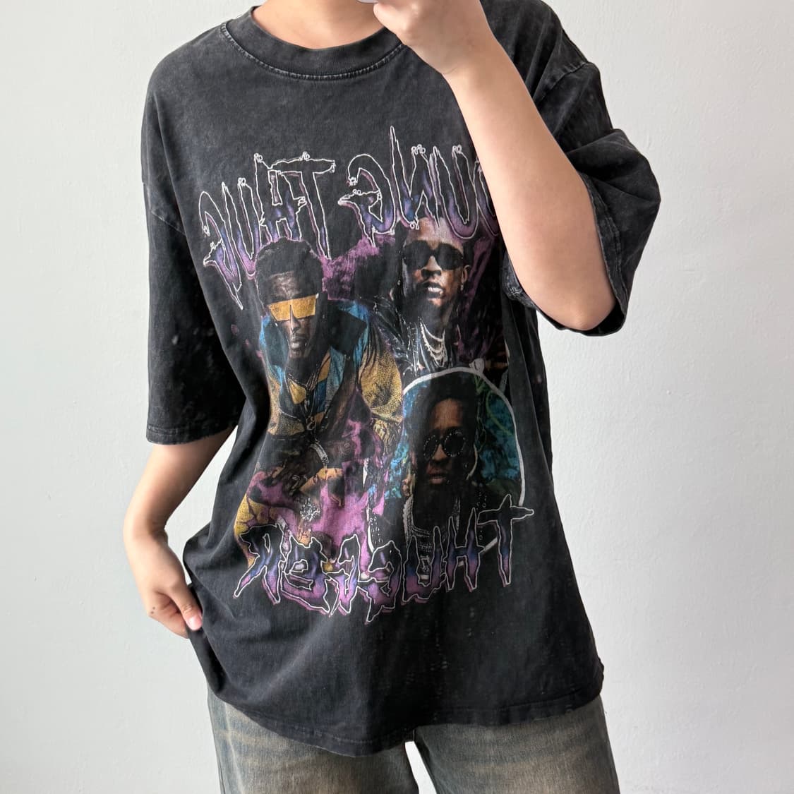 [XL] 빈티지 프린팅 반팔 상품이미지1