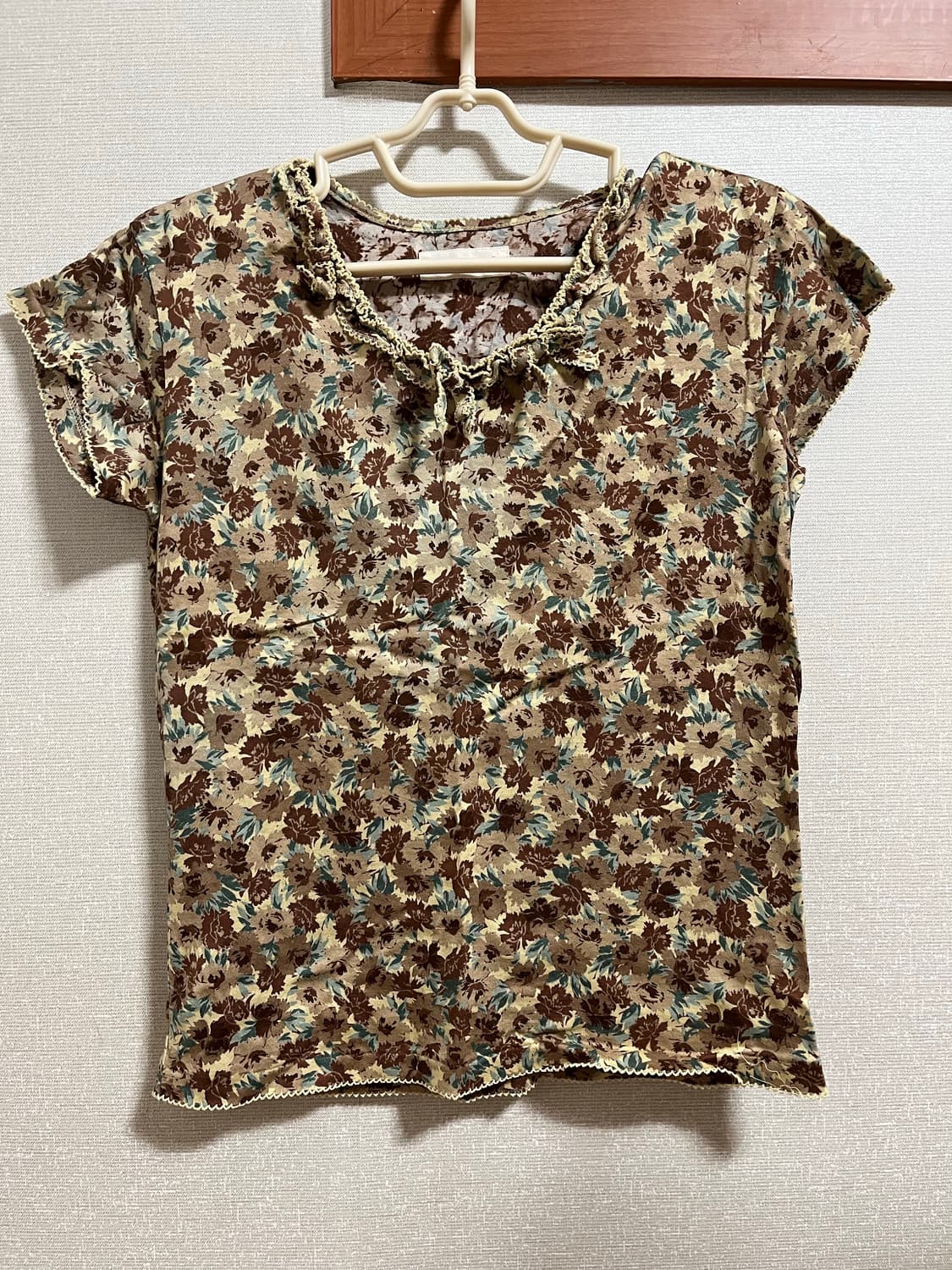 KANEKO ISAO 꽃무늬 반팔티 상품이미지1