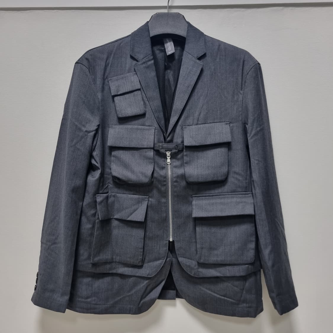 언어펙티드 레이어드 자켓 차콜 상품이미지2