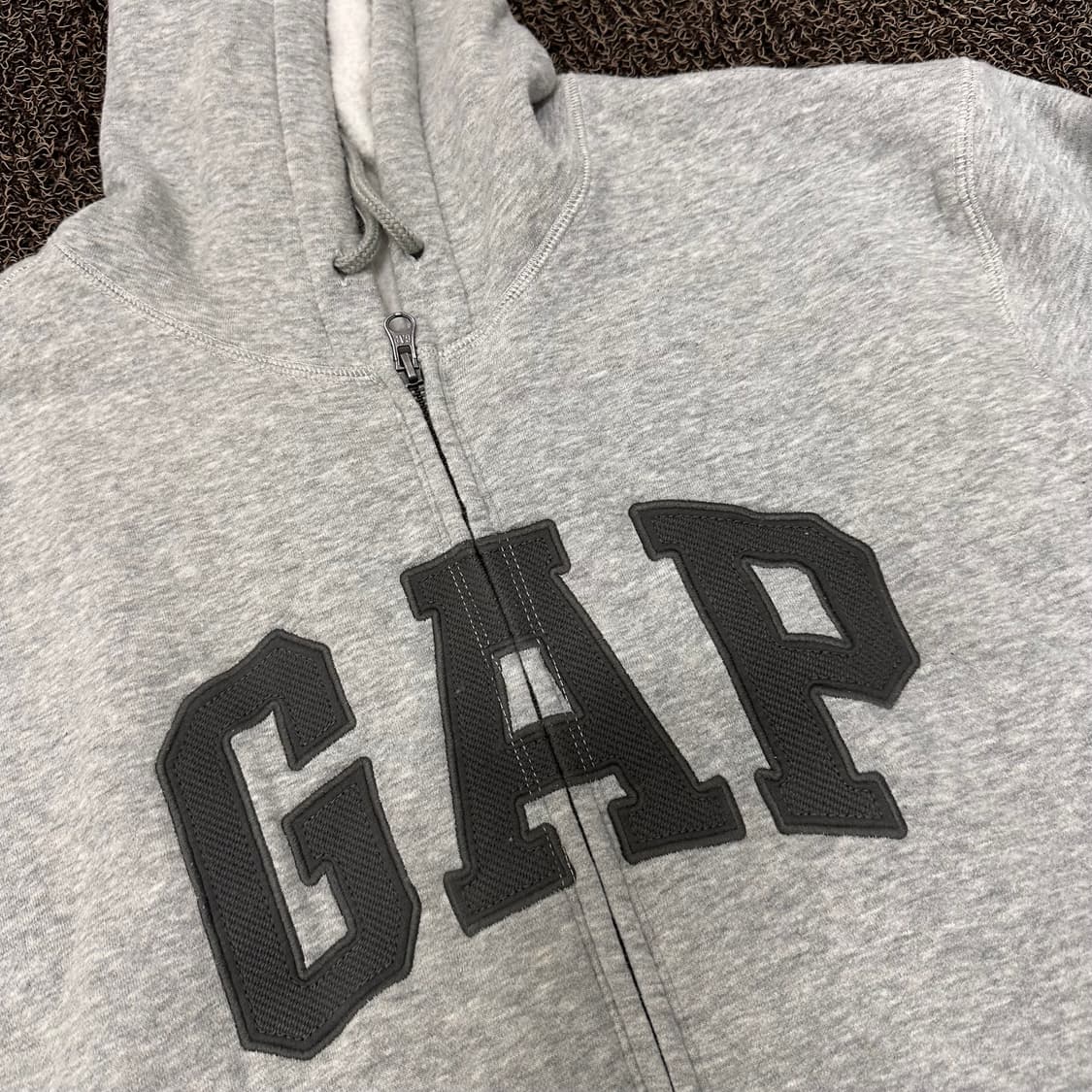 GAP 갭 기모 후드집업 그레이 XL 상품이미지2