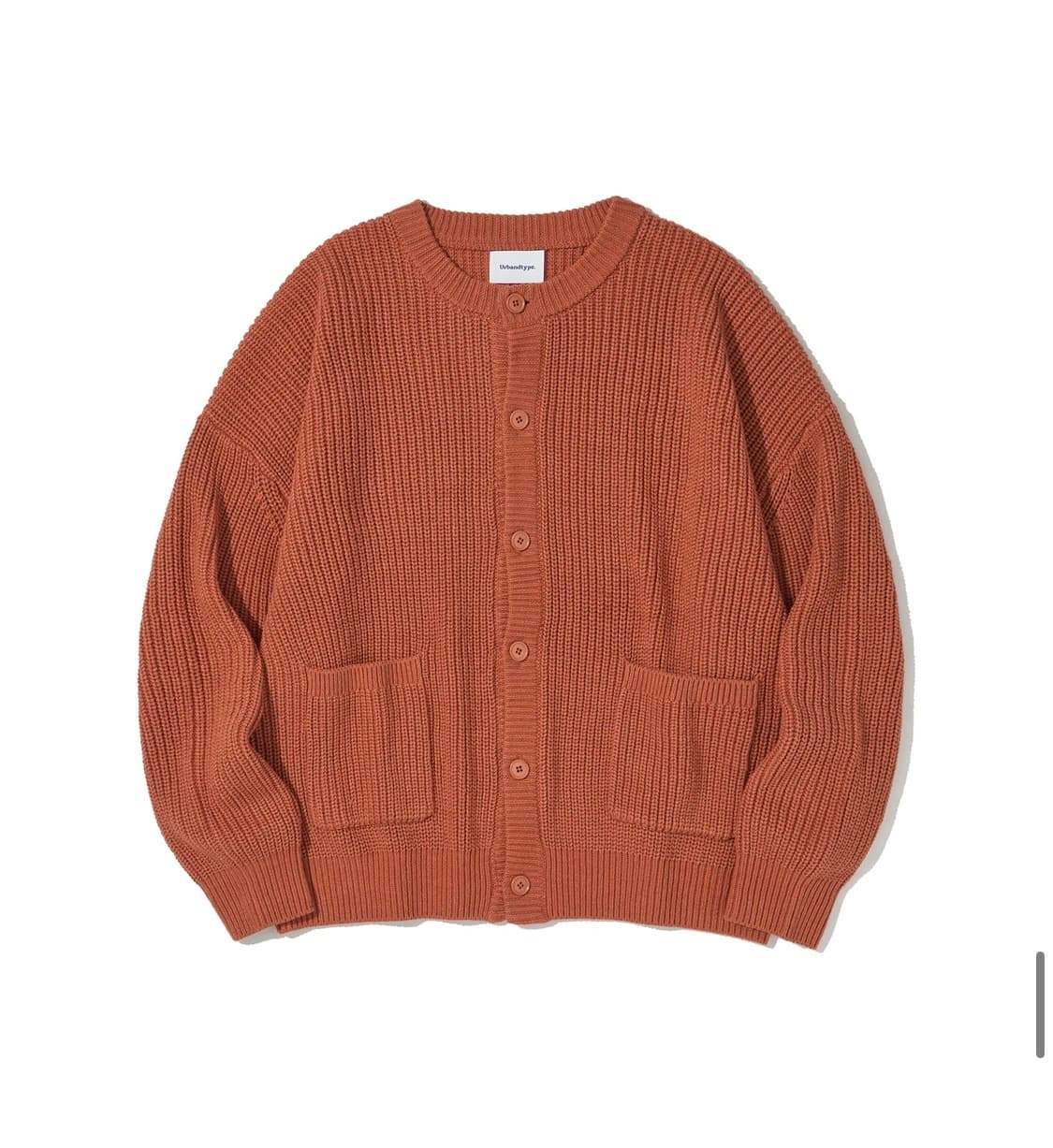 코디세트! 빈티지 니트 패치워크 원피스+오렌지 가디건 상품이미지9