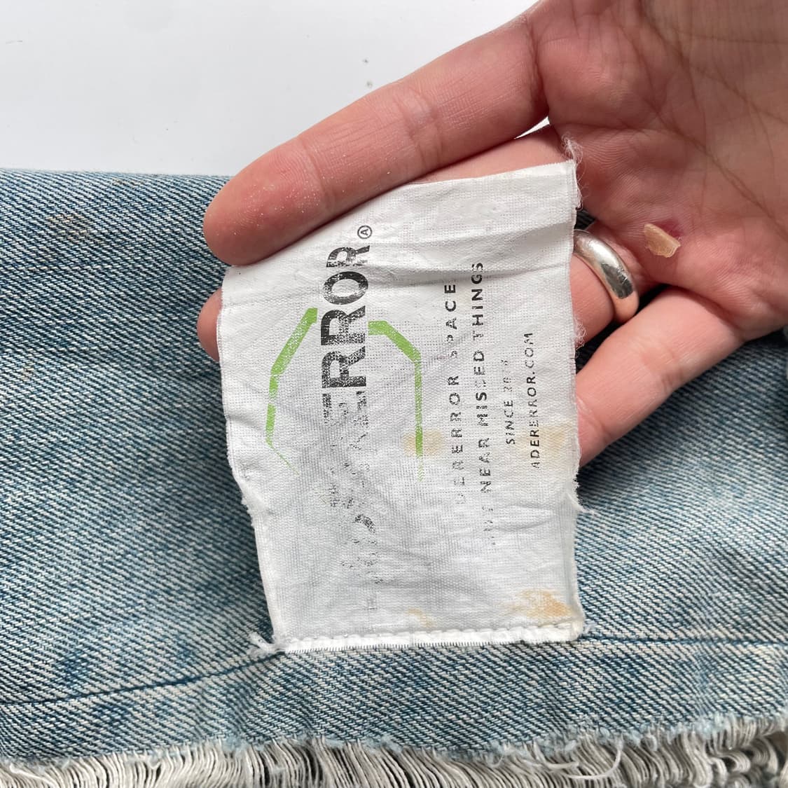 Ader Error  아더에서 메스 데님 커팅진 상품이미지7