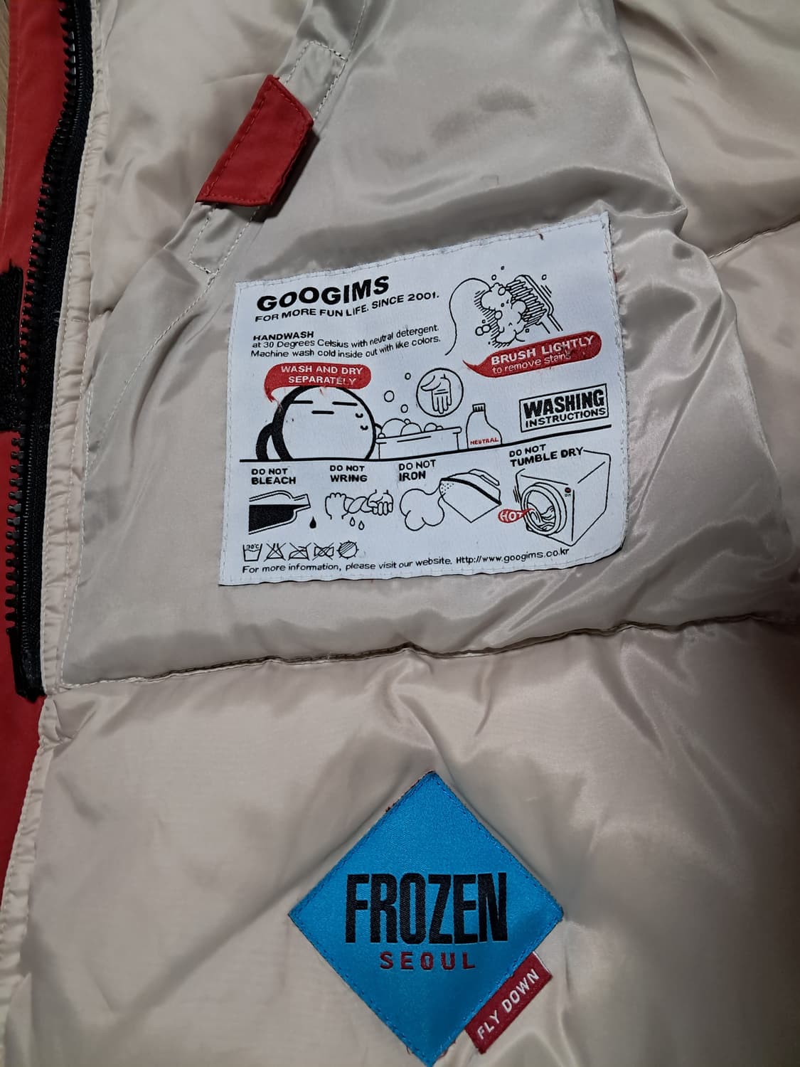 구김스 여성 패딩 S 상품이미지9