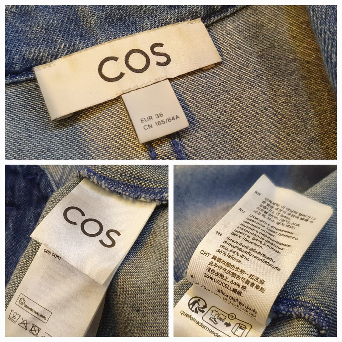 66.COS 데님 원피스 상품이미지8