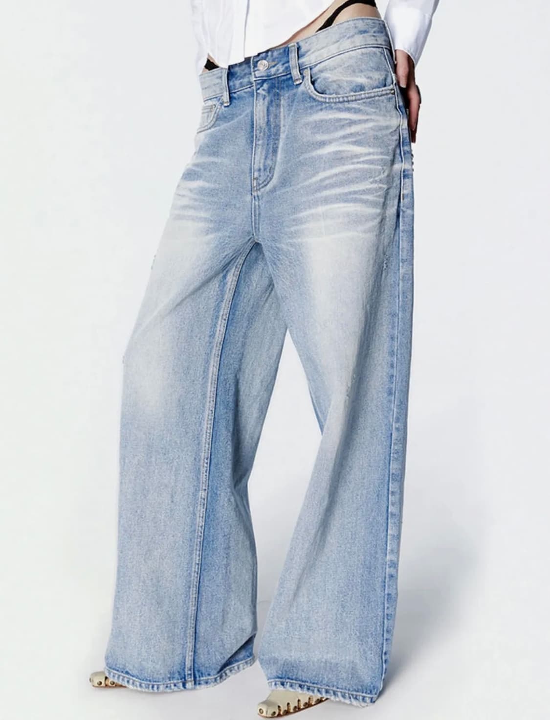 2000Archives snyder wide denim (blue) 상품이미지1