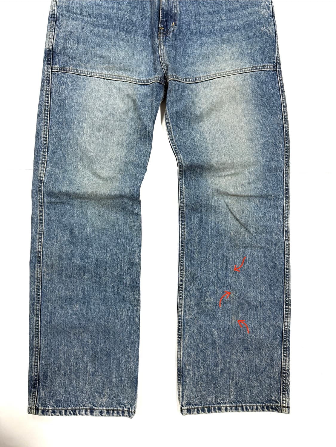 벨리에 빈티지 워시드 데님 팬츠 상품이미지3