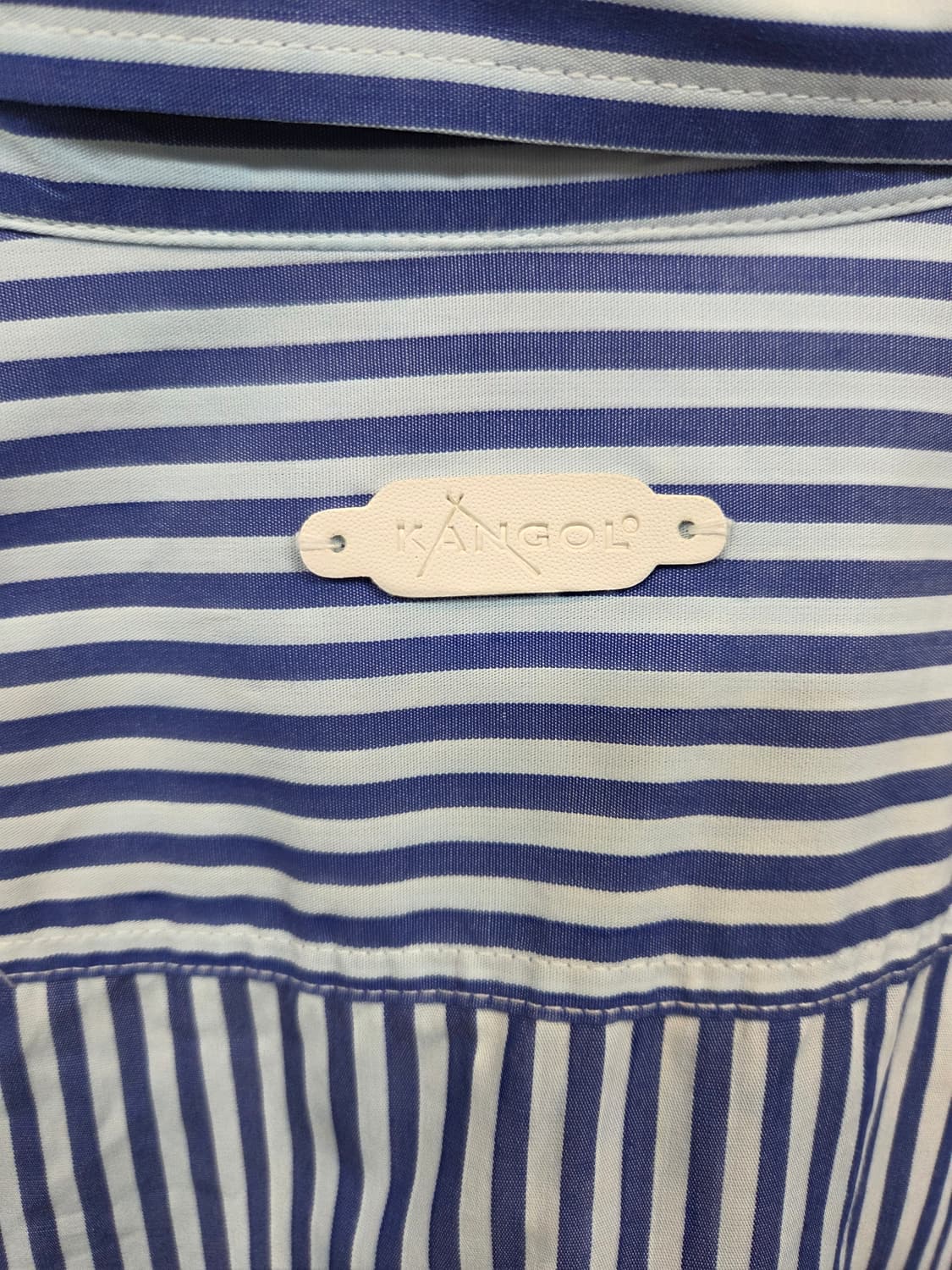 캉골 스트라이프 셔츠긴팔 L 상품이미지3