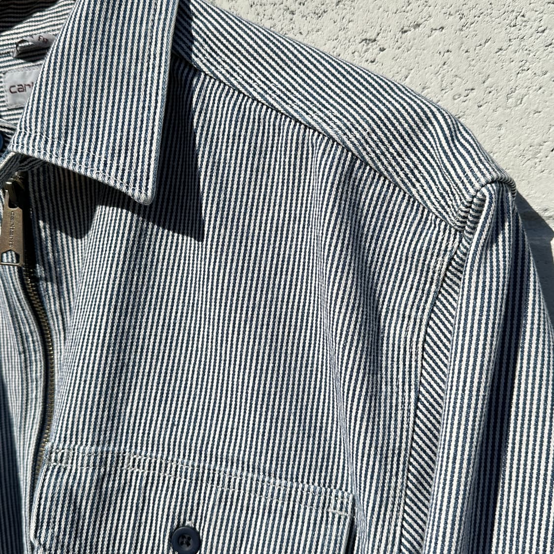 [L] 칼하트 히코리 하프집업 워크 셔츠 상품이미지3