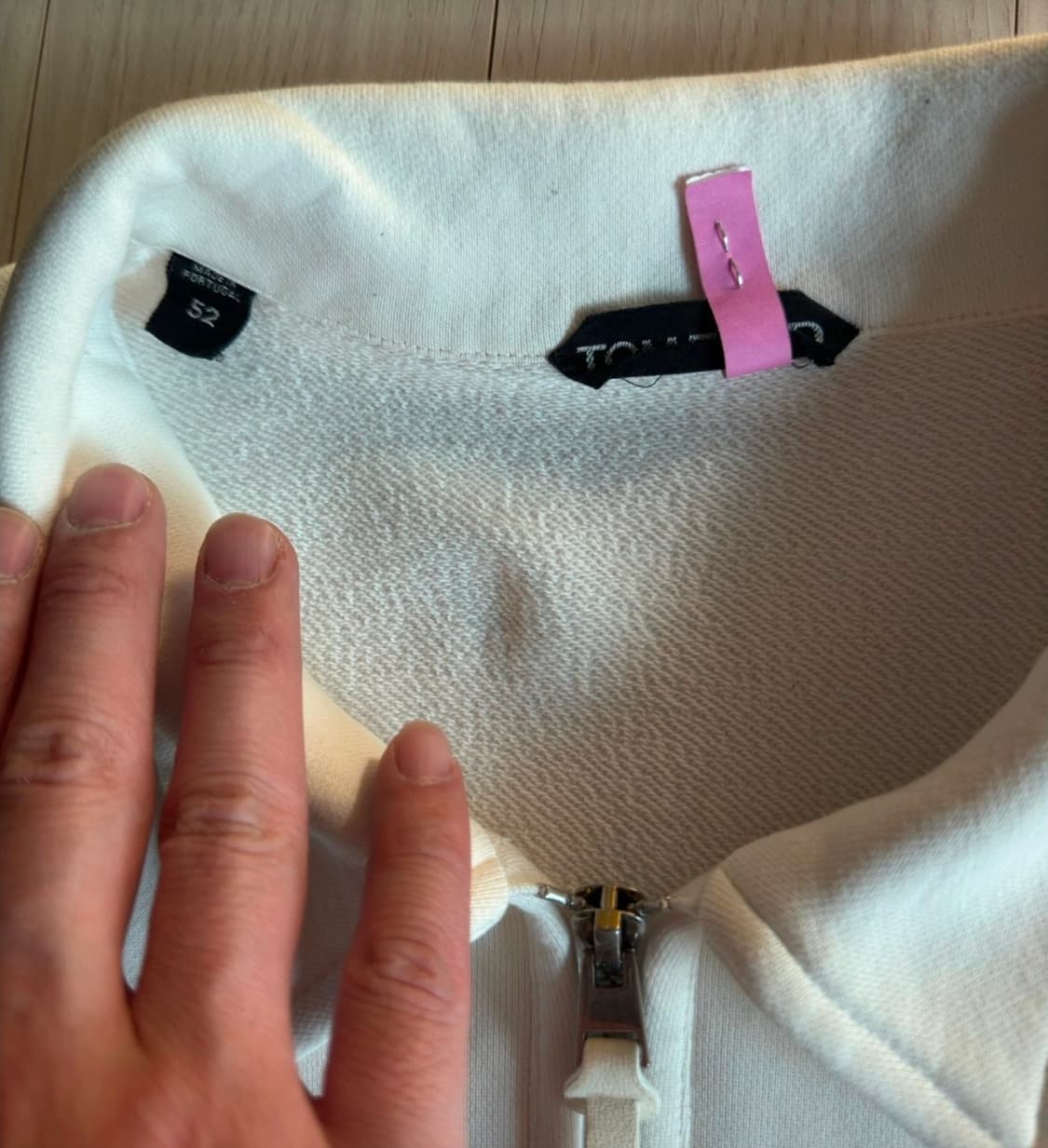 톰포드 맨투맨 카라 하프 지퍼 상품이미지5