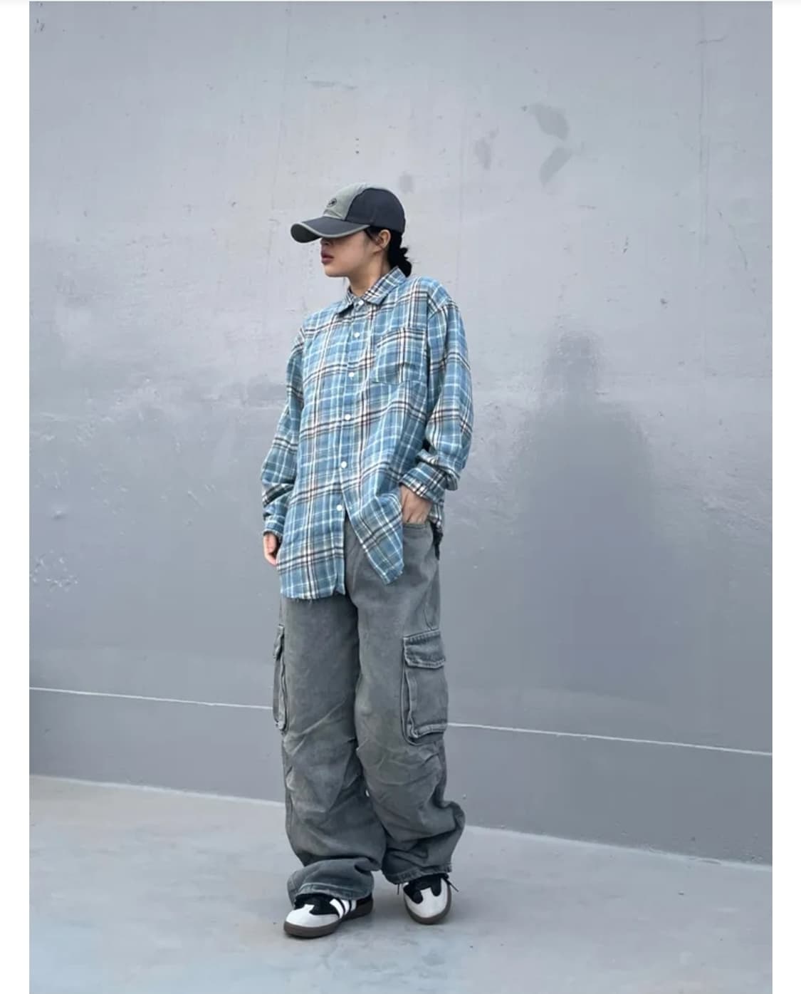 디멘션  damage check 셔츠 상품이미지3