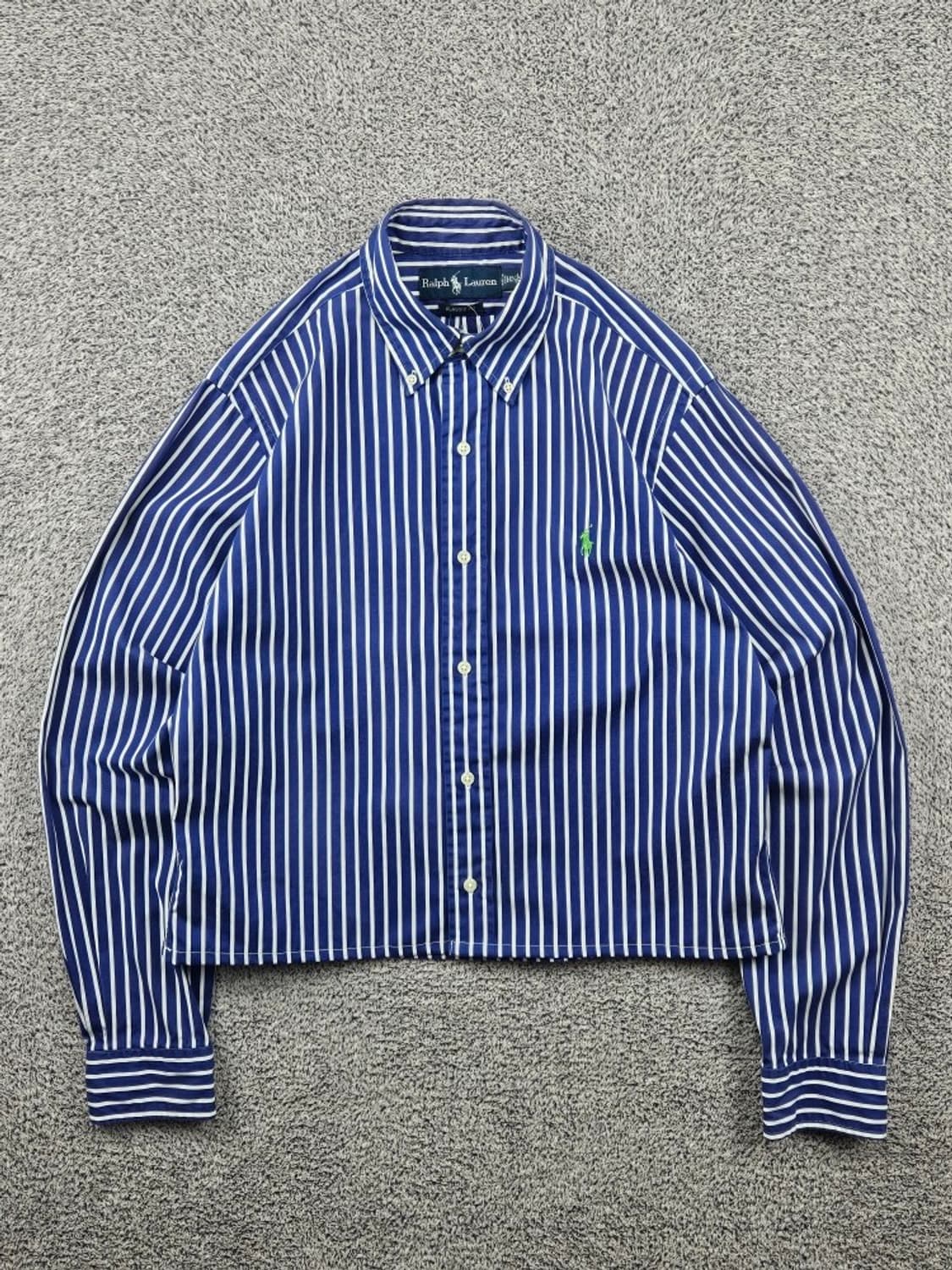 폴로랄프로렌 크롭 커스텀 스트라이프 셔츠 ( S ) / 11665 상품이미지1