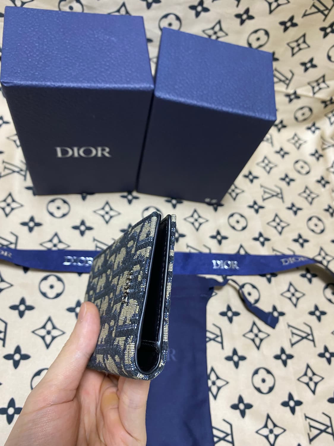 디올 오블리크 오거나이저 베이지 상품이미지8