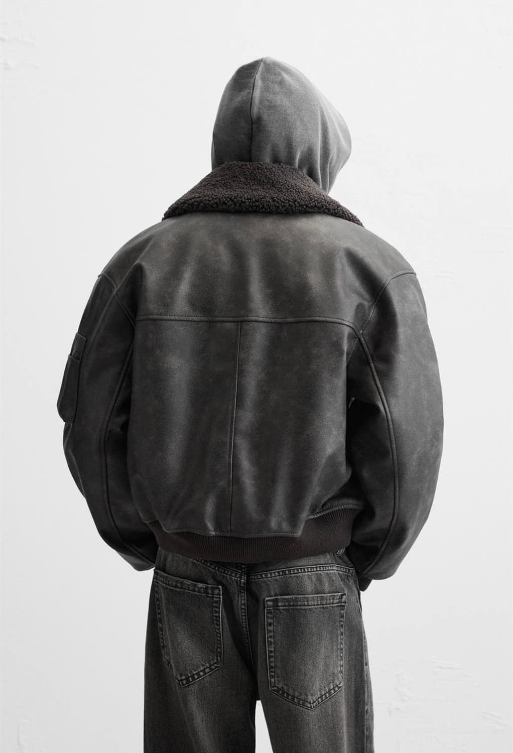 자라 워시드 무스탕 상품이미지7