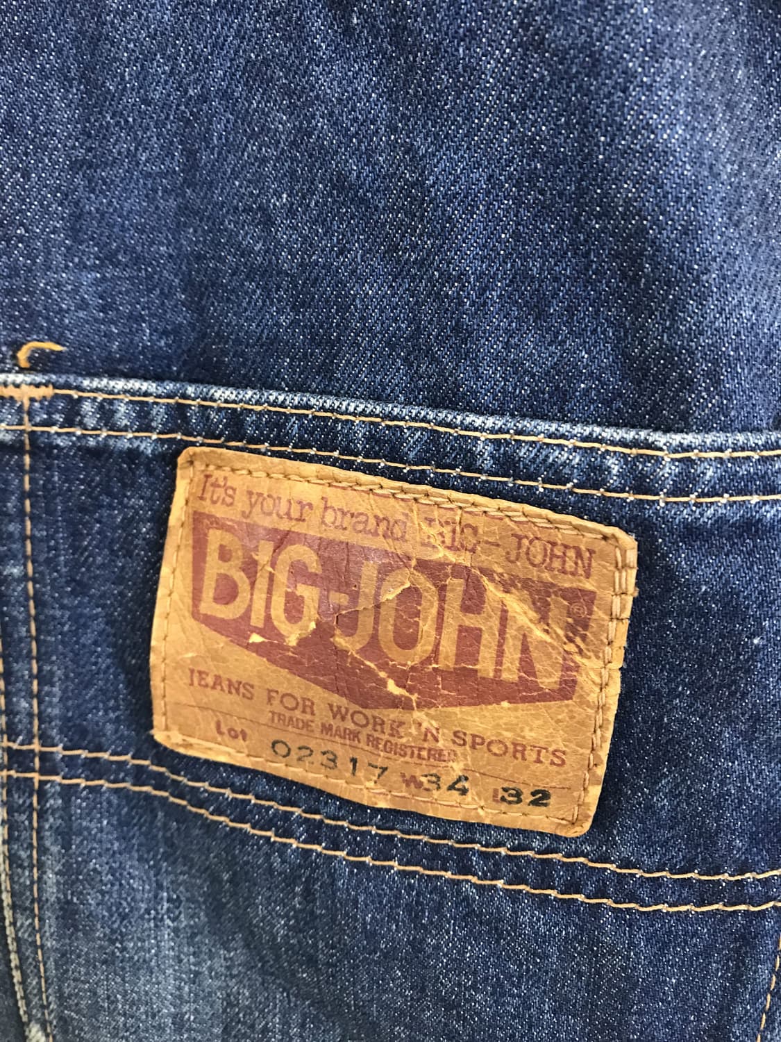 빅존 BIGJOHN 데님 오버롤 [34x32] 상품이미지6