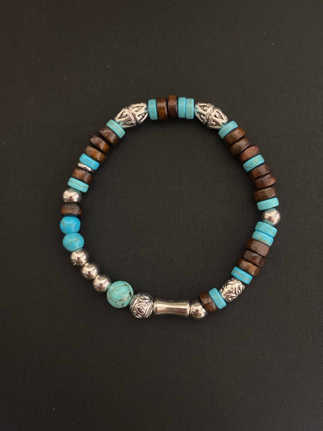 빈티지 네추럴 우드 팔찌 상품이미지3