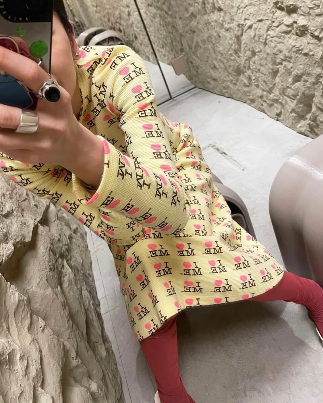 [S,M]애슐리 윌리엄스 26ss 아이 하트 미 가디건/옐로우 상품이미지6