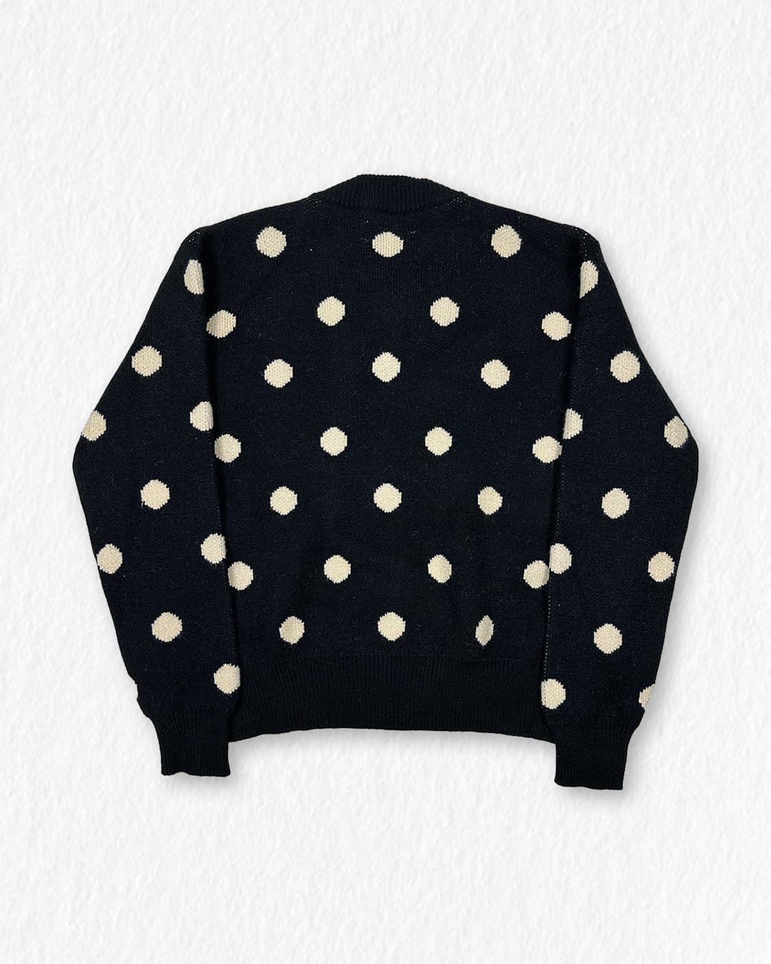 도트 패턴 니트 가디건 상품이미지2