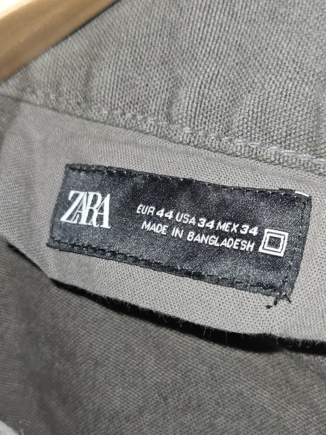 자라 ZARA 카펜더 벨트 트라우저 데님팬츠 토프그레이 34 상품이미지6