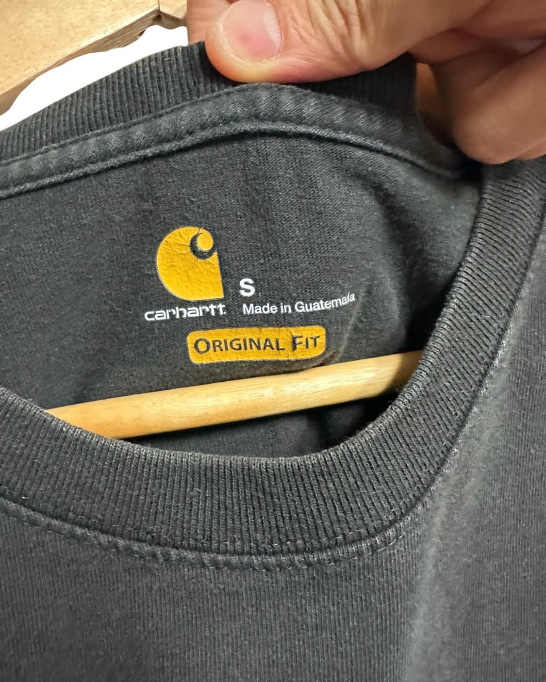 칼하트 오리지널핏 포켓 반팔티 S size 상품이미지5