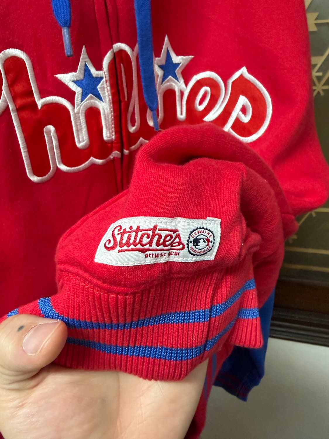 00’s MLB Stitches 필라델피아 필리스 후드집업 상품이미지6