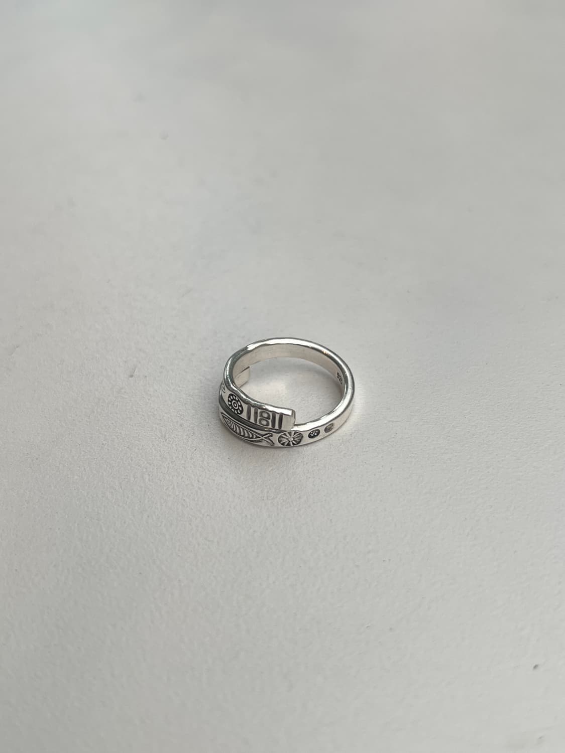 vintage native silver925 open ring 상품이미지2