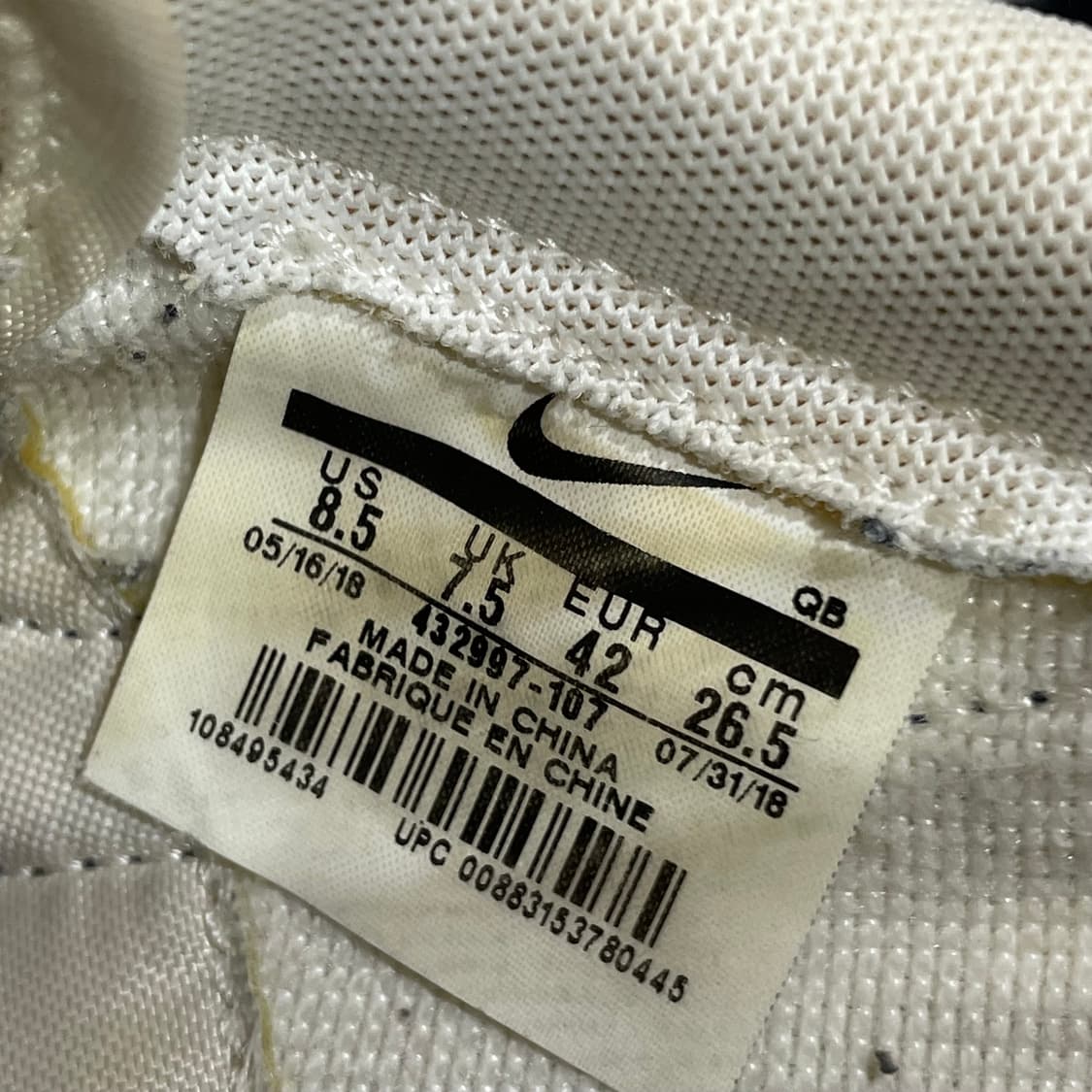 510) 나이키 킬샷2 레더 세일 미드나이트 네이비 265mm 상품이미지10