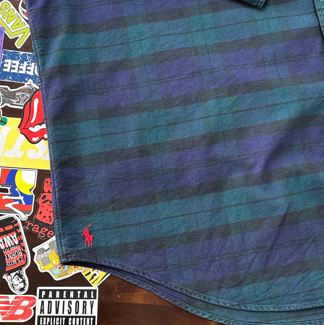 90s 폴로 랄프로렌 더 빅 옥스포드 셔츠 빅셔츠 XL 상품이미지3