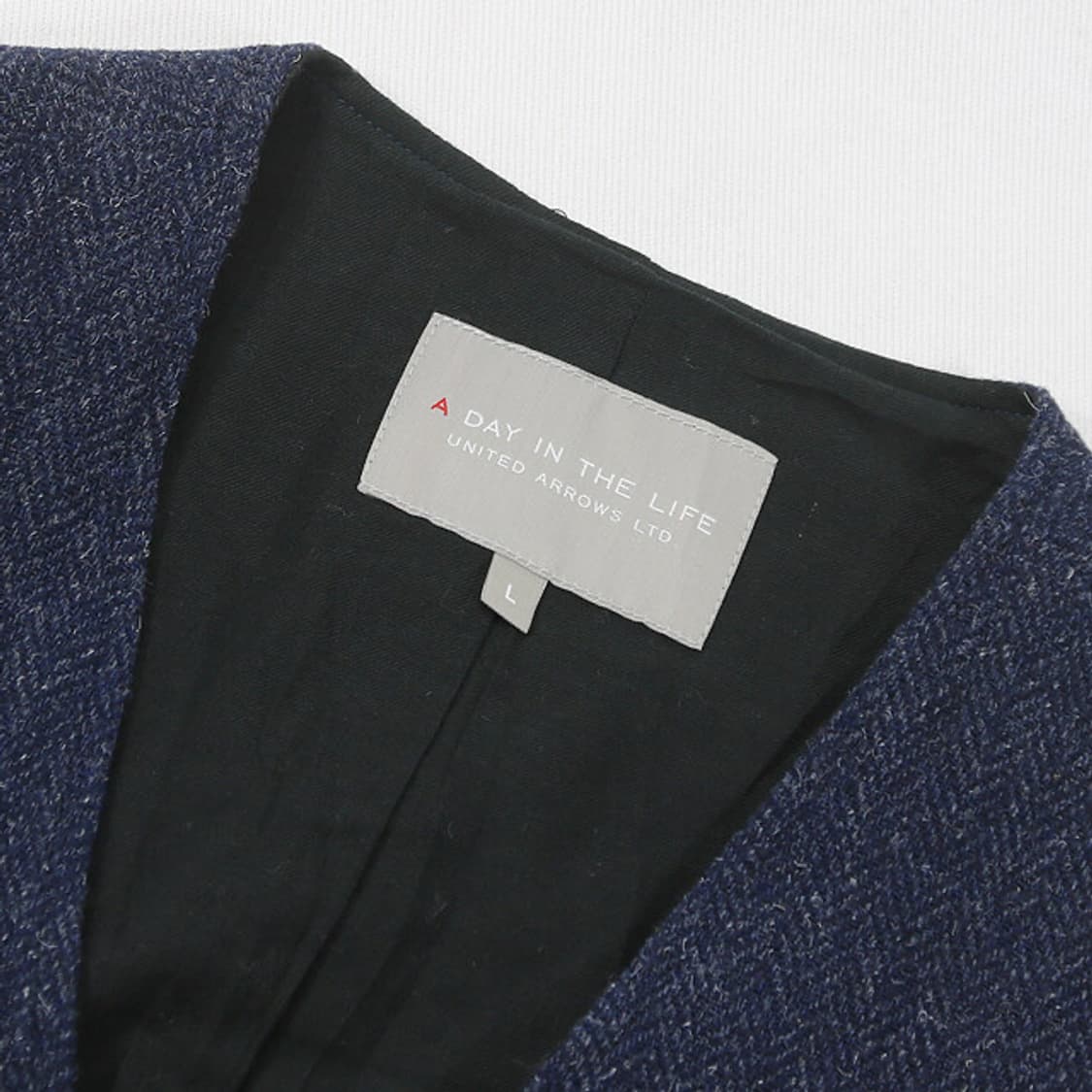 United Arrows 헤링본 베스트 (남성용 95) 상품이미지6