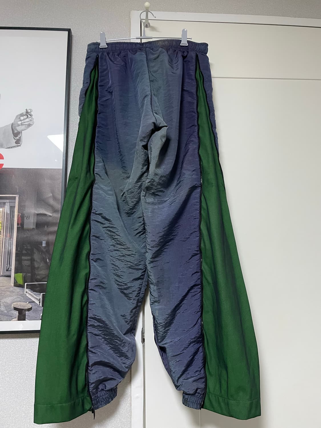 코트와일러 컬러 블록 와이드 트랙 카고 팬츠 상품이미지3