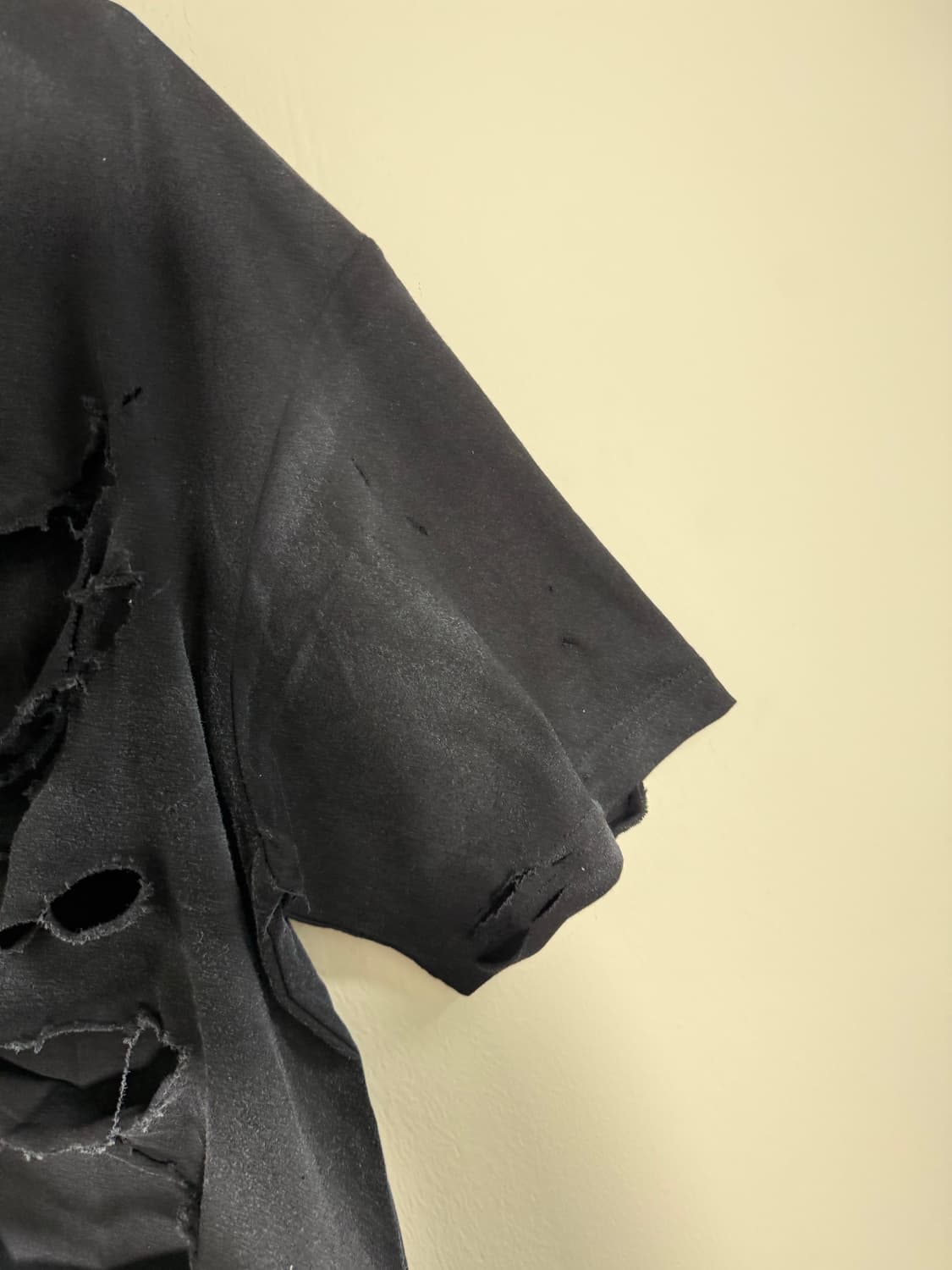 빈티지 무드 스켈레톤 디스트레스드 데미지 반팔   상품이미지6