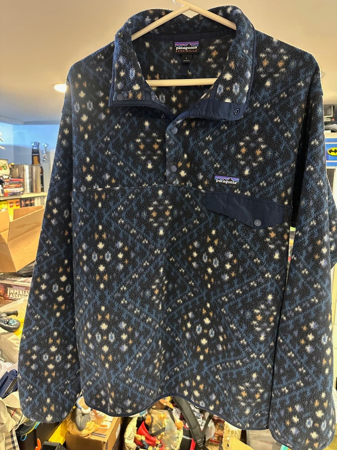 23FW 파타고니아 신칠라 스냅-T 원더링 우즈 타이드풀 블루 상품이미지1