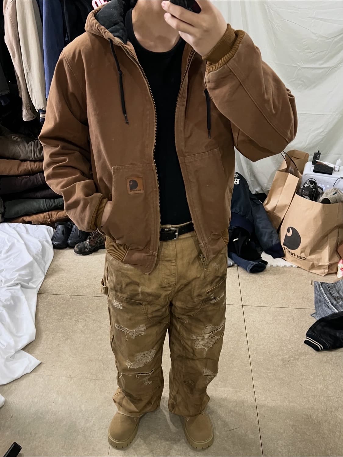 칼하트 덕액티브 자켓 상품이미지3