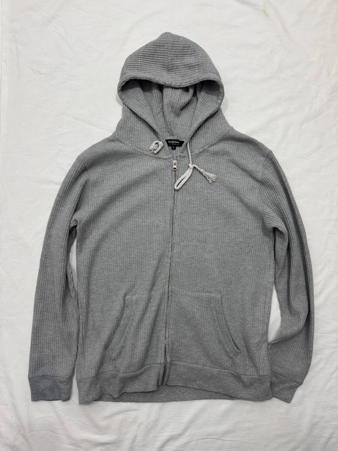 double focus knit hood zipup 상품이미지1