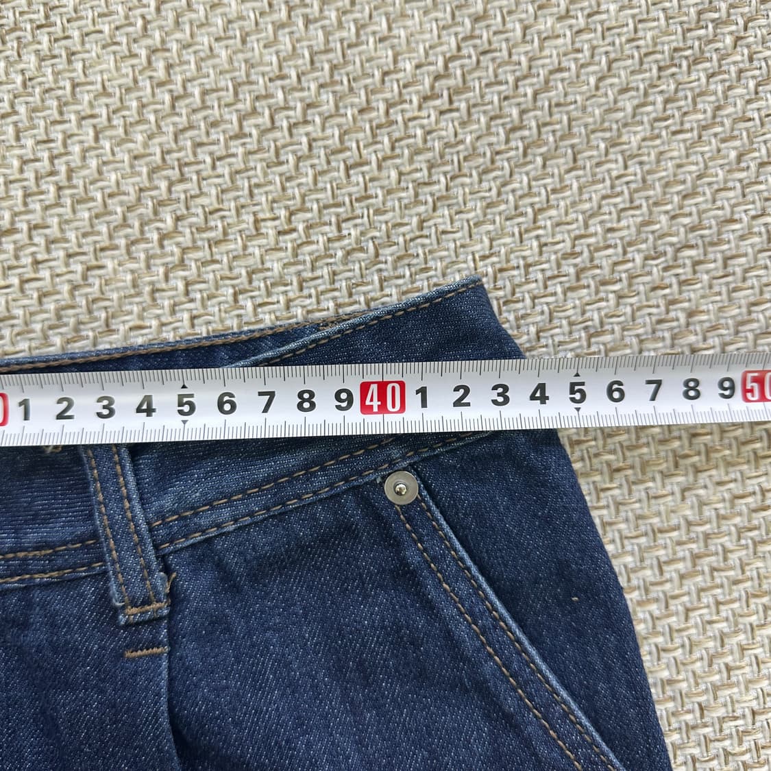 L 헤지스 5부 데님 반바지 0420D 상품이미지8