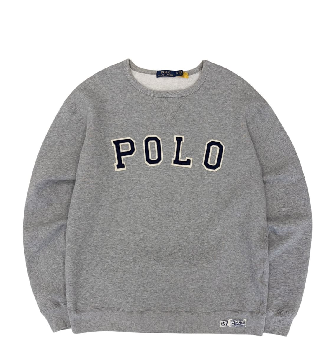 폴로 스웻셔츠 맨투맨 그레이 (XL) 상품이미지1