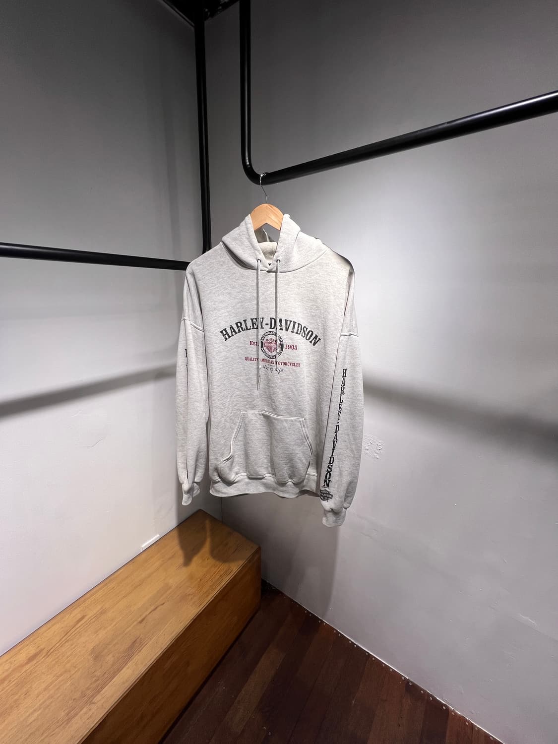 90‘s LEE USA BODY 할리데이비슨 후디  상품이미지1