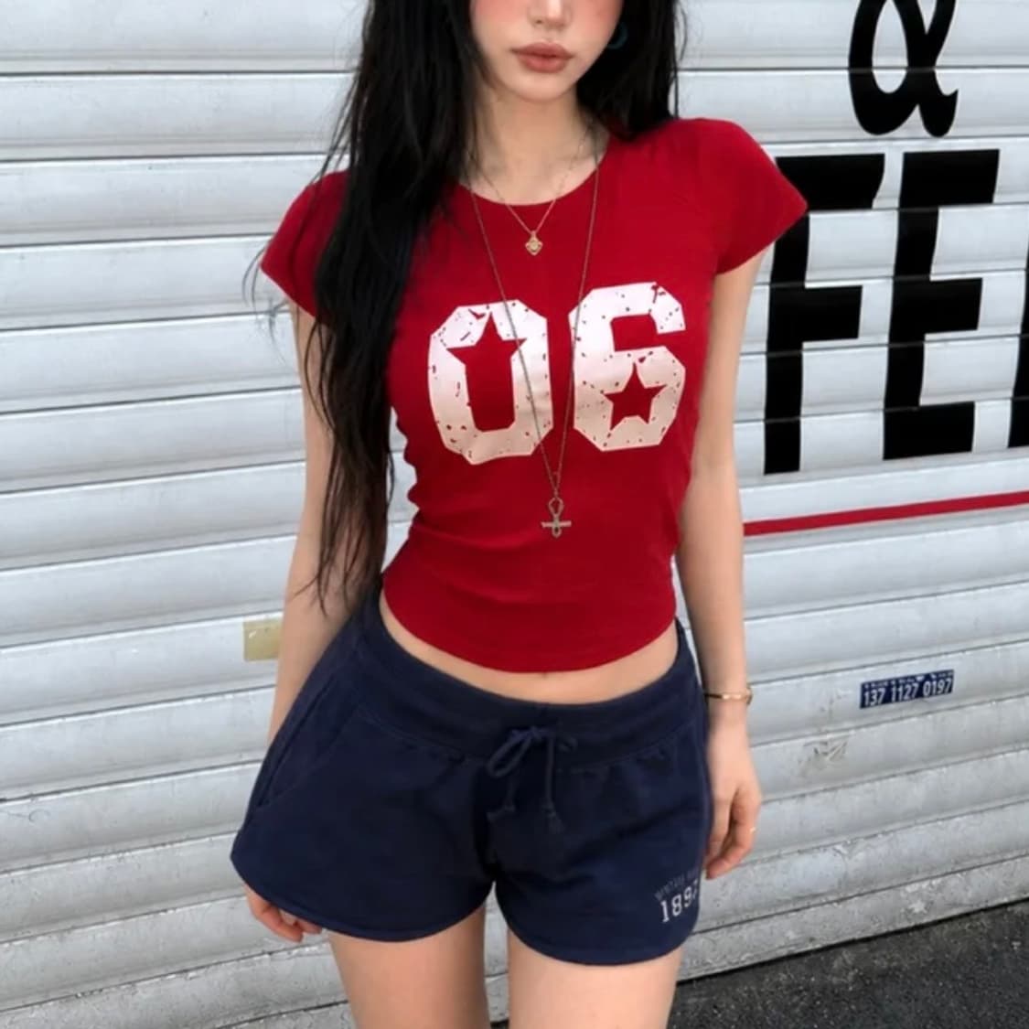 (새상품) 히스테릭엔젤 06 TOP 기본 반팔 레터링 Y2K 상품이미지2