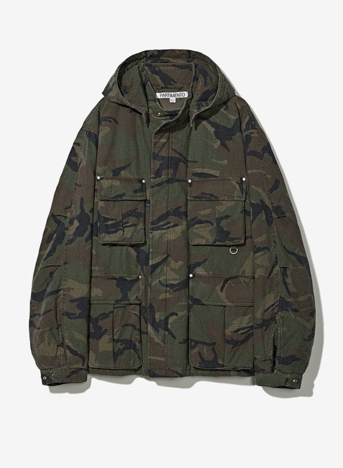 새상품(M)파르티멘토 3M 신슐레이트 밀리터리 파카 카모플라쥬 상품이미지3