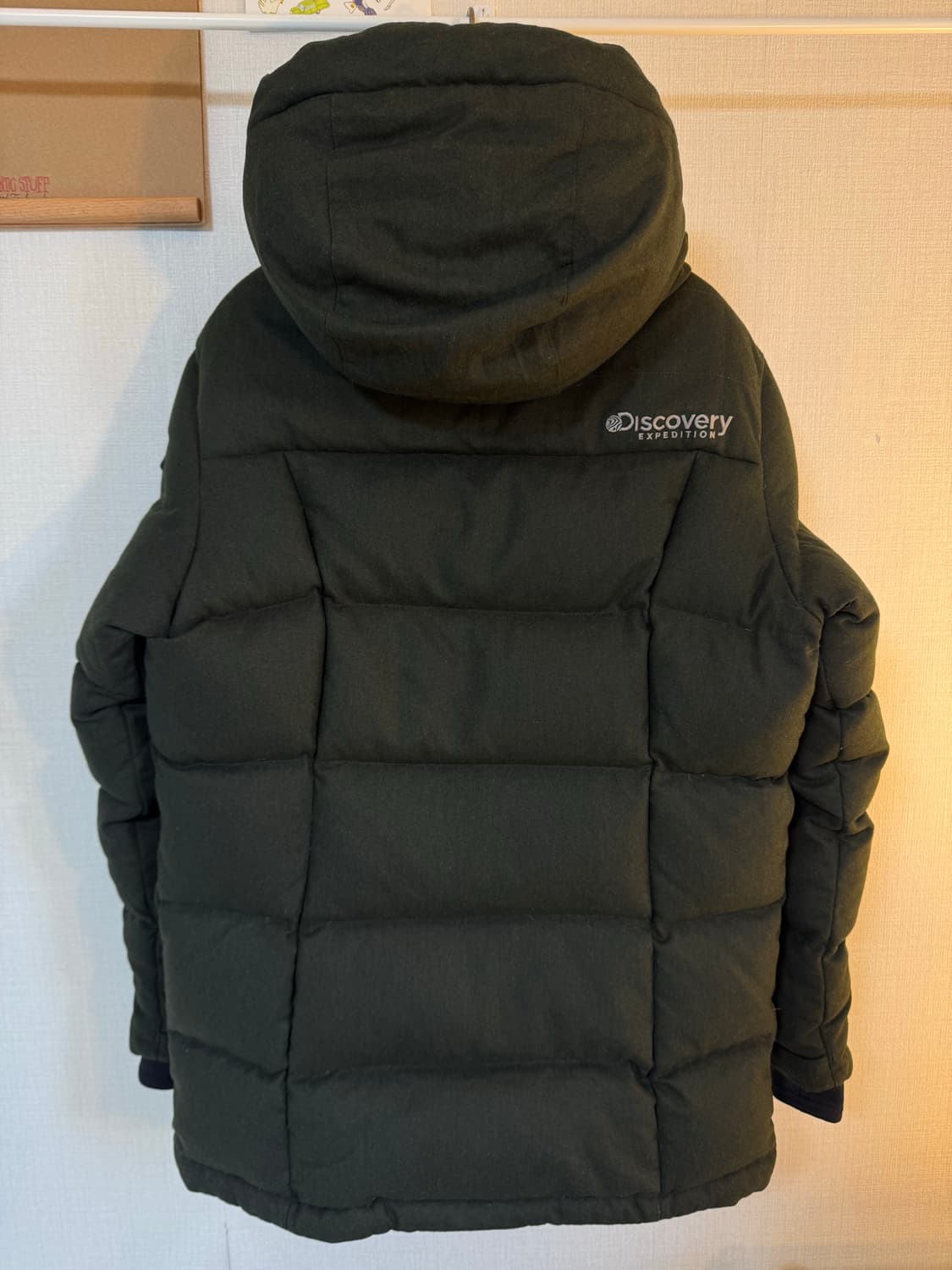 [M]디스커버리 구스다운 울 패딩 자켓 상품이미지3