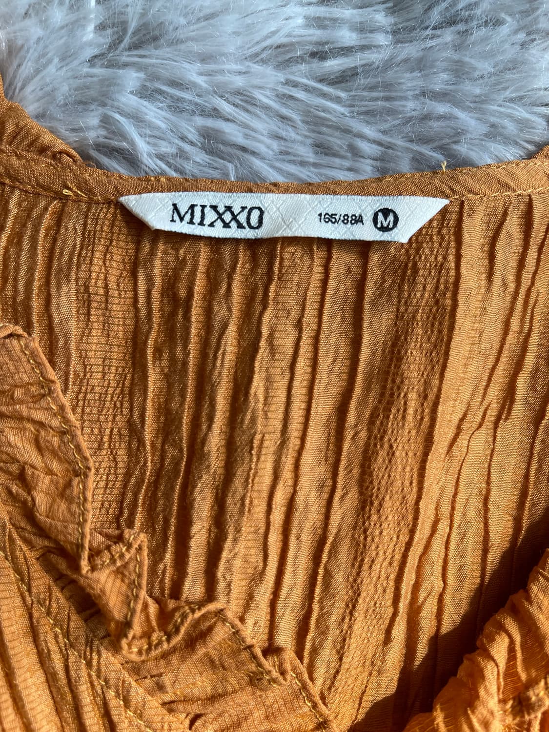 MIXXO 미쏘 셔링 브라운 블라우스 상품이미지2