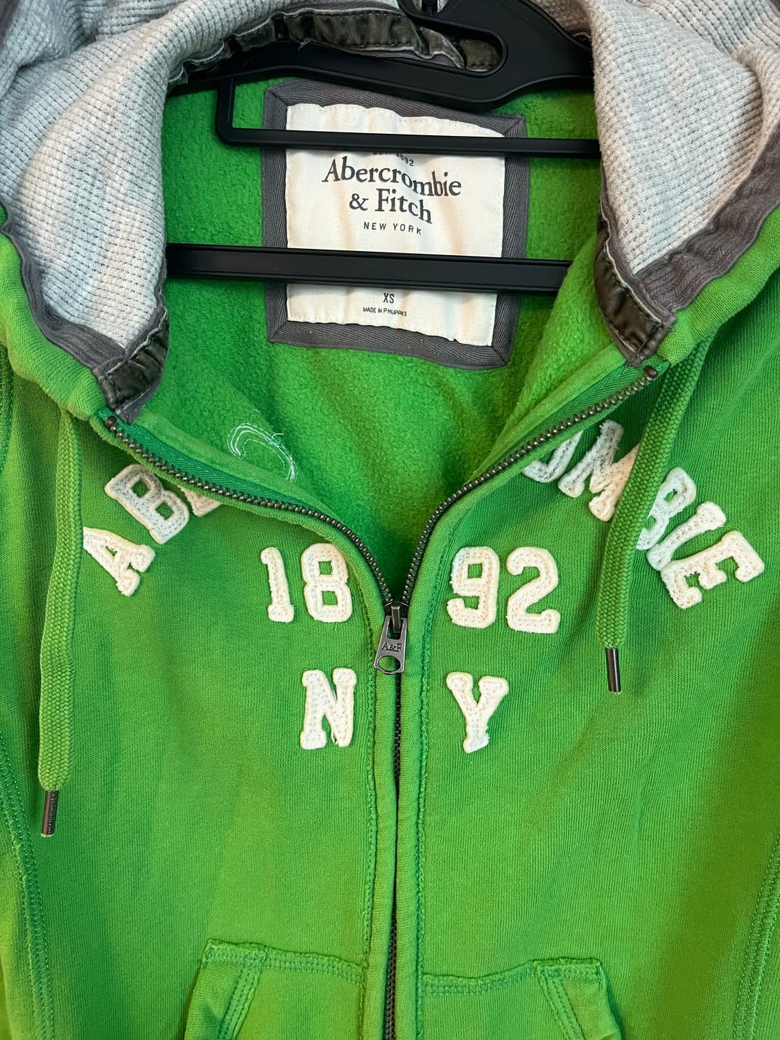 아베크롬비 말차 후드집업 (XS size)  상품이미지4