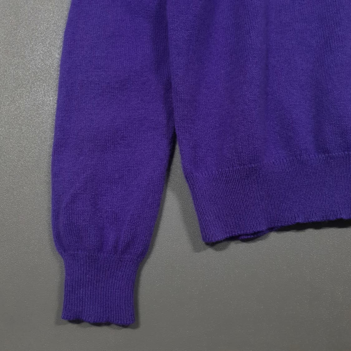 XL) 산드로 옴므 신형 19FW 이태리 고급 울 모 니트 스웨터 퍼플 상품이미지3