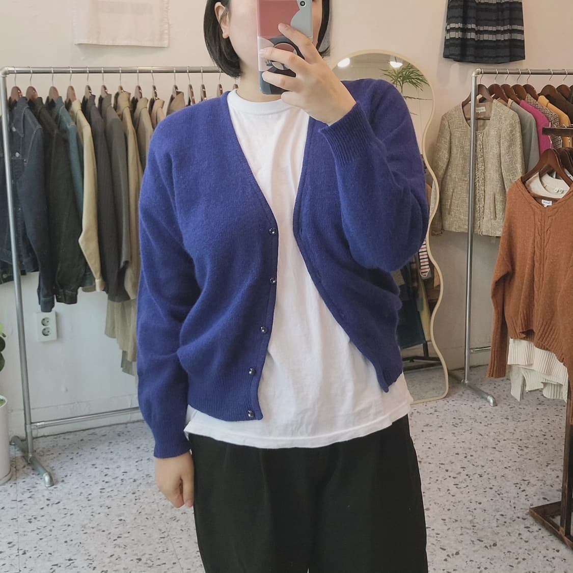 ST.cafenion 딥블루 가디건 상품이미지10