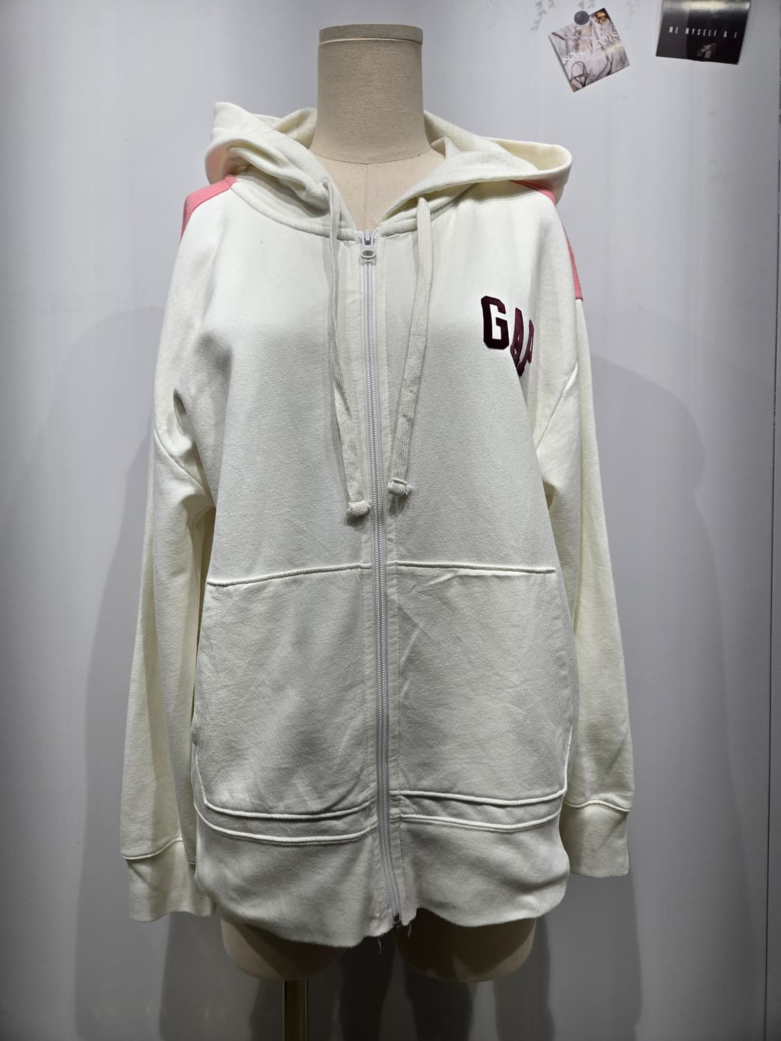 갭 GAP 여성 후드 집업 아이보리 상품이미지3