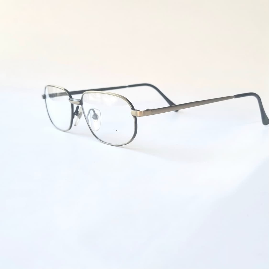 데드스탁 빈티지 무드 앤틱 골드 사각 메탈 안경테 433 상품이미지4